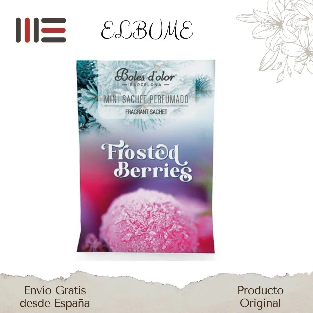 Cloves of scent FROSTED BERRIES perfume air freshener fills your closets, car, drawers, clothes boxes, shoemakers of nice scented aromas. The small environment that does not take up space lasts 6 months active.