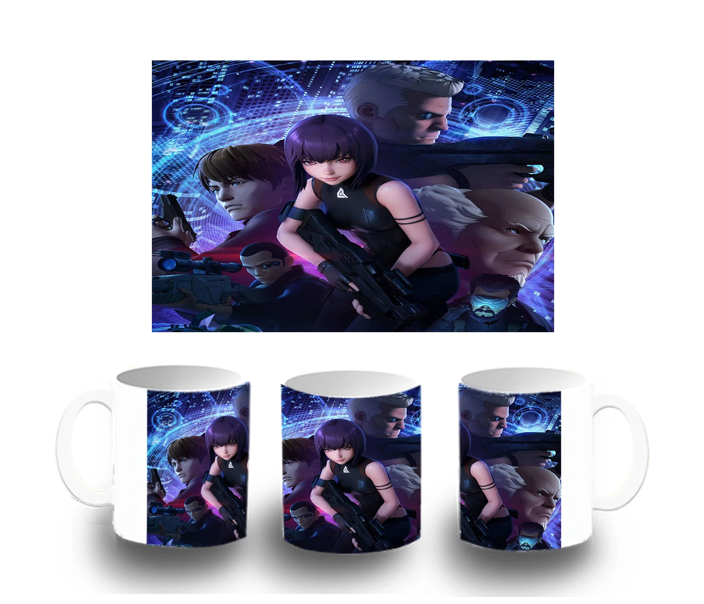 Plastic CUP GHOST IN THE SHELL MOVIE plastic mug