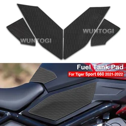 For Tiger Sport 660 2022-2021 Motorcycle Fuel Tank Pad Accessories Tankpad Tank Protection Sticker Tank Decal Grip Tiger 660