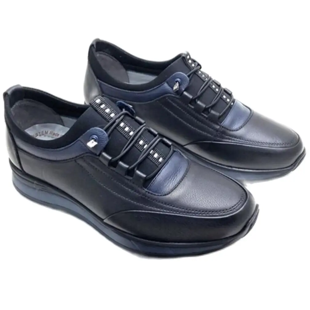 

Fully Orthopedic Lace-up Genuine Leather Men's Shoes Qaulity Leather Soft, Casual, Comfortable Daily Wear