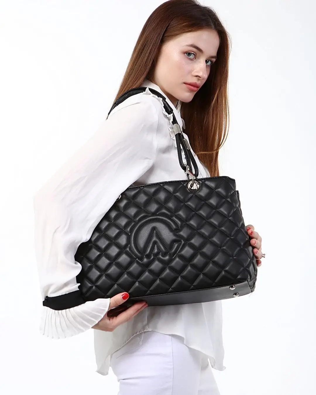 High Quality Leather Women Handbag Luxury Branded Shoulder Bag Fashion Designer Women Bag Trend Female Casual Purse Quilted Bag