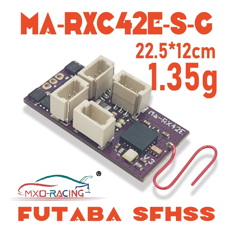 CROSSOVER-RX Ma-RX42E-S/S-G(FUTABA-SFHSS) Built-in Brushless ESC/GYRO/SR3X/5CH MicroRX