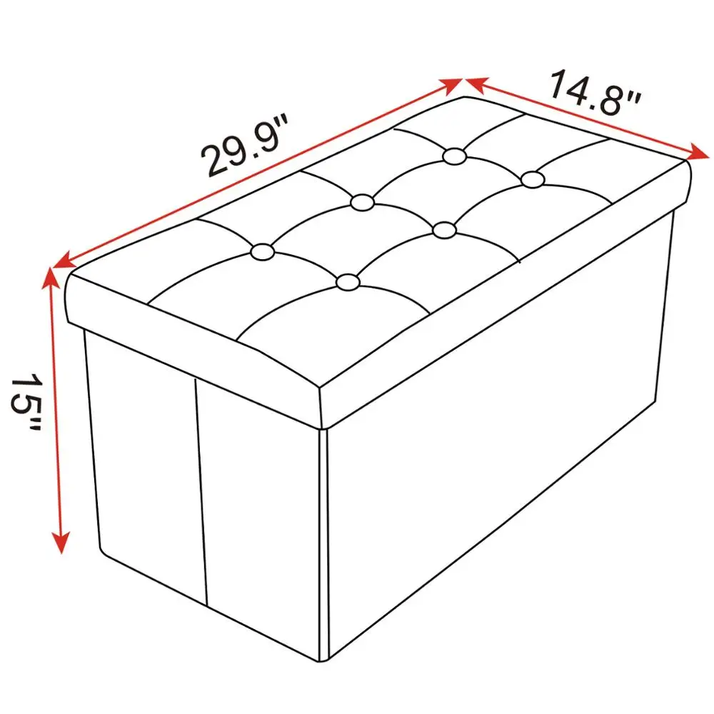 Klappbare Brust Aufbewahrung würfel Ottomane bunte Aufbewahrung sbox abnehmbarer Deckel funktionale Aufbewahrung Fuß hocker Bank gepolsterter Sitz
