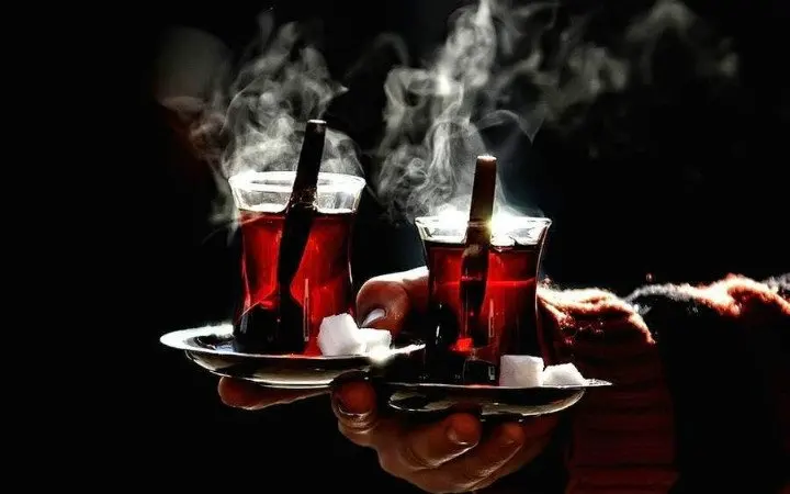 Turkish Tea Cup Set Black Tea Modern 6 Pieces 125ml Best Cup Coffee Home Cafe Anatolian Vibes free shipping