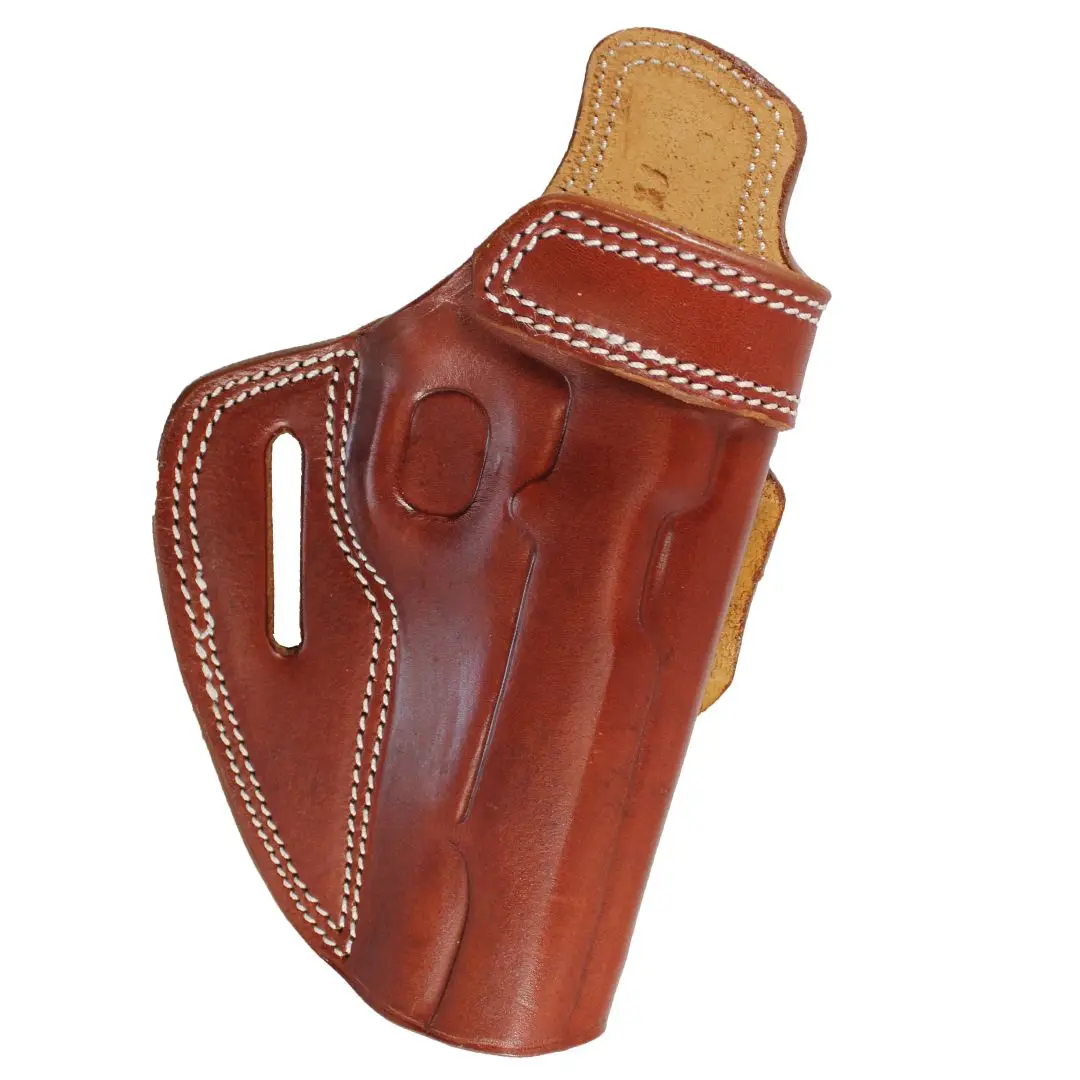 YT HOBBY Ruger P85 Handmade Real Leather Fast Draw OWB Outside The Waist Band Carry Pistol Gun Firearm Holster Pouch