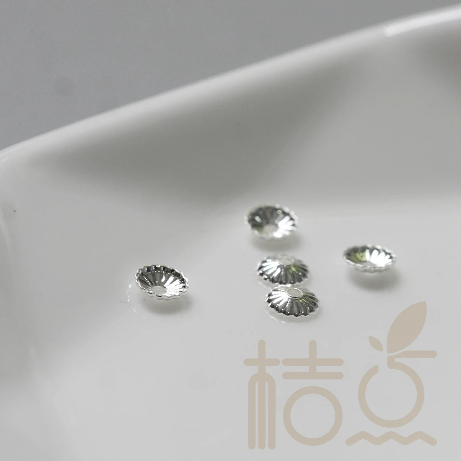 DIY Supply - Mosiężna nakładka na koralik - 4 mm (4123C) — zdjęcie 3