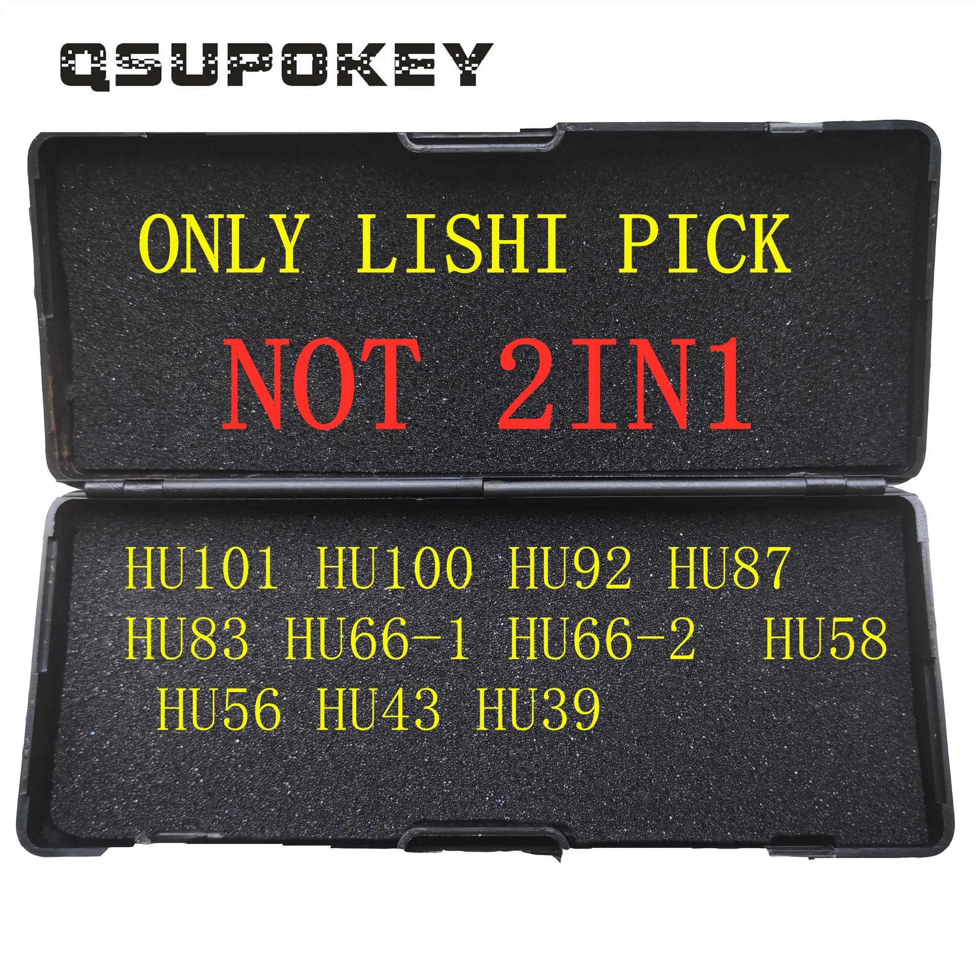 QSUPOKEY Genuine LiShi  repair Tool Locksmith Tools HU39 HU43 HU56 HU58 HU66 HU83 HU87 HU92 HU100  for Car/Auto(not 2in1)