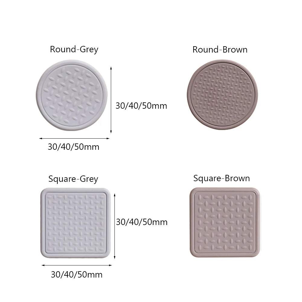 8PCS Chair Leg Caps Silicone Pad Self Adhesive Furniture Leg Rug Anti Scratch Floor Protector Table Foot Covers Anti Slip Mat