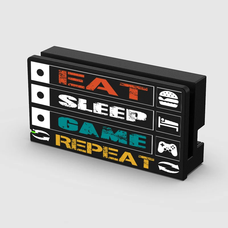 Custodia rigida per Dock da gioco personalizzata per Nintendo Switch Protection Cover decalcomania carina Kawaii Anime giapponese Manga