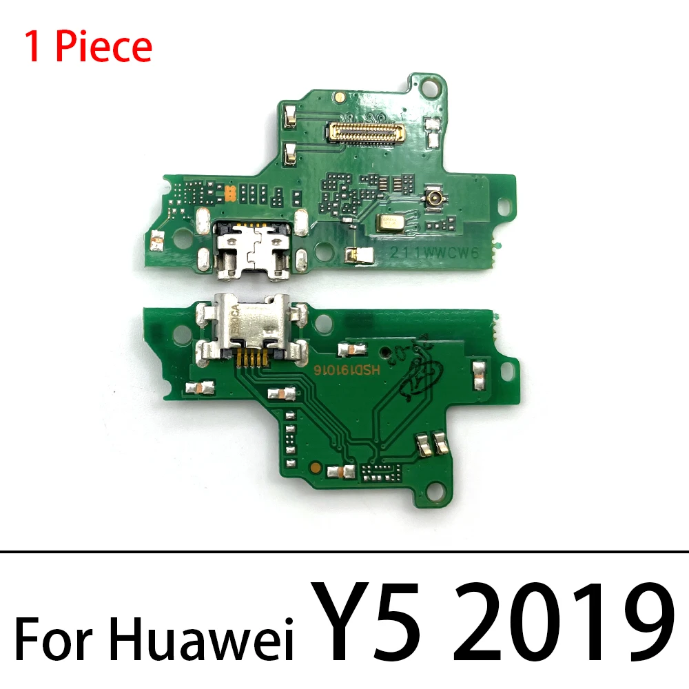 

New USB Charging Charge Connector Plug Dock Port Flex Cable For Huawei Y7P Y8P Y9S Y5 Y6 2017 2018 2019 Charger Replacement Part