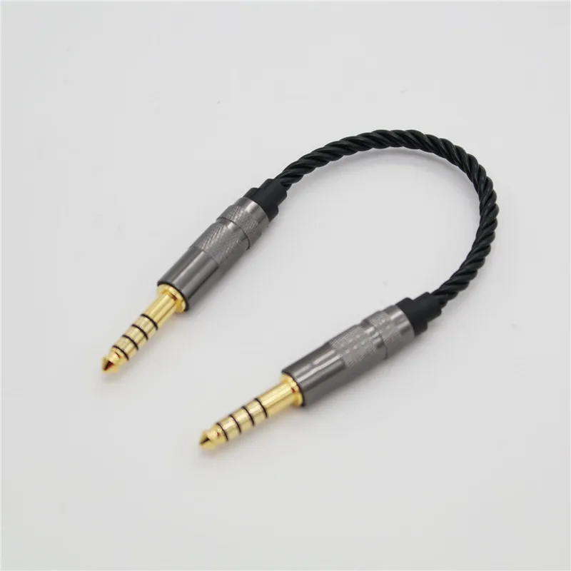 HIFI 4.4MM Balanced Headphone Adapter Audio Cable 4.4 Male to 4.4 Male Female