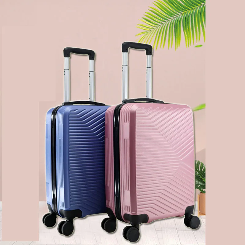 20 "24นิ้วพกพา Kopor Perjalanan Cabin ล้อรถเข็น Rolling ซิปกระเป๋าเดินทาง Boarding กรณี Valise Gratis Ongkir