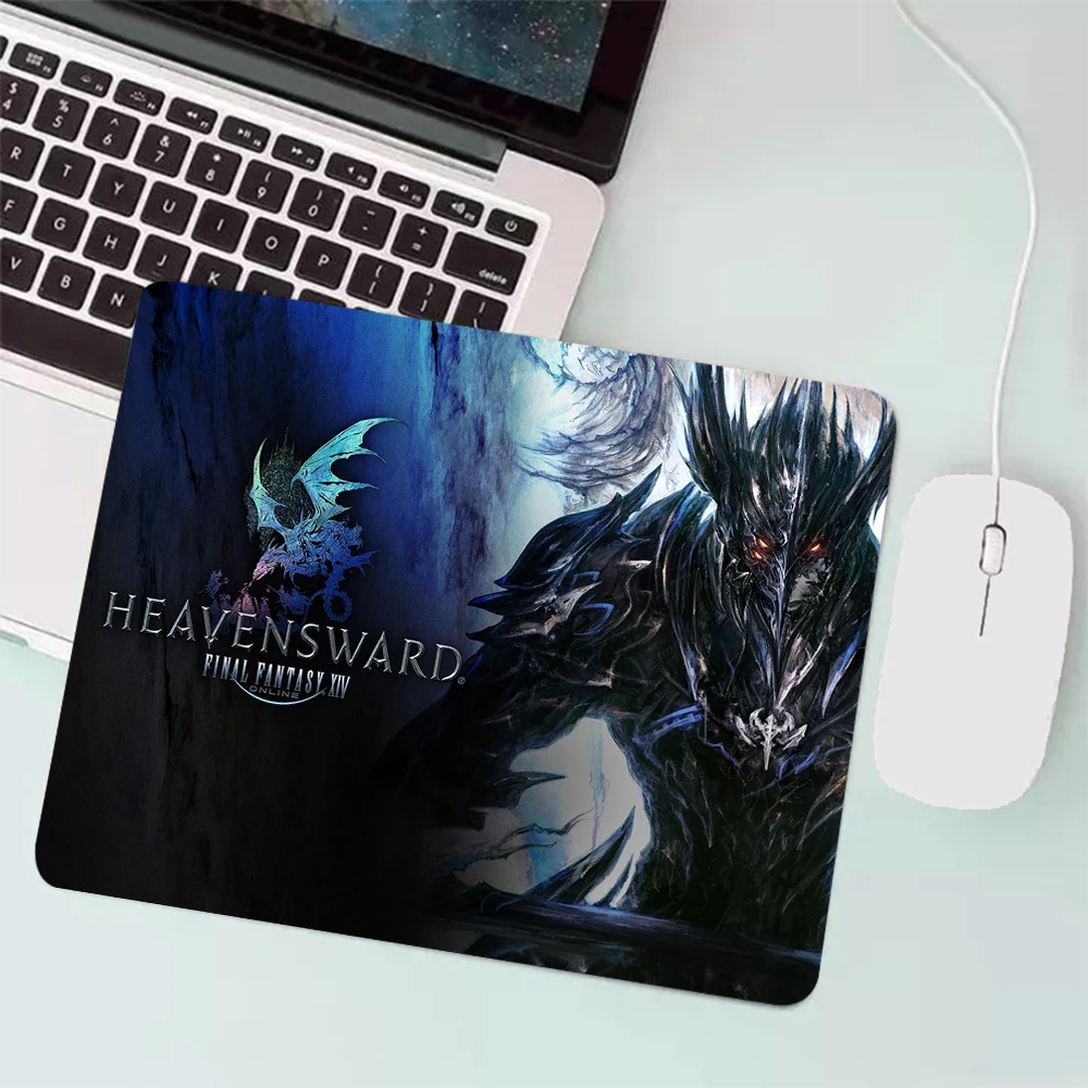 Final Fantasy XIV Online Small Gaming Mouse Pad PC Gamer Keyboard Mousepad Computer Mouse Mat Laptop Anime Mause pad Desk Mat