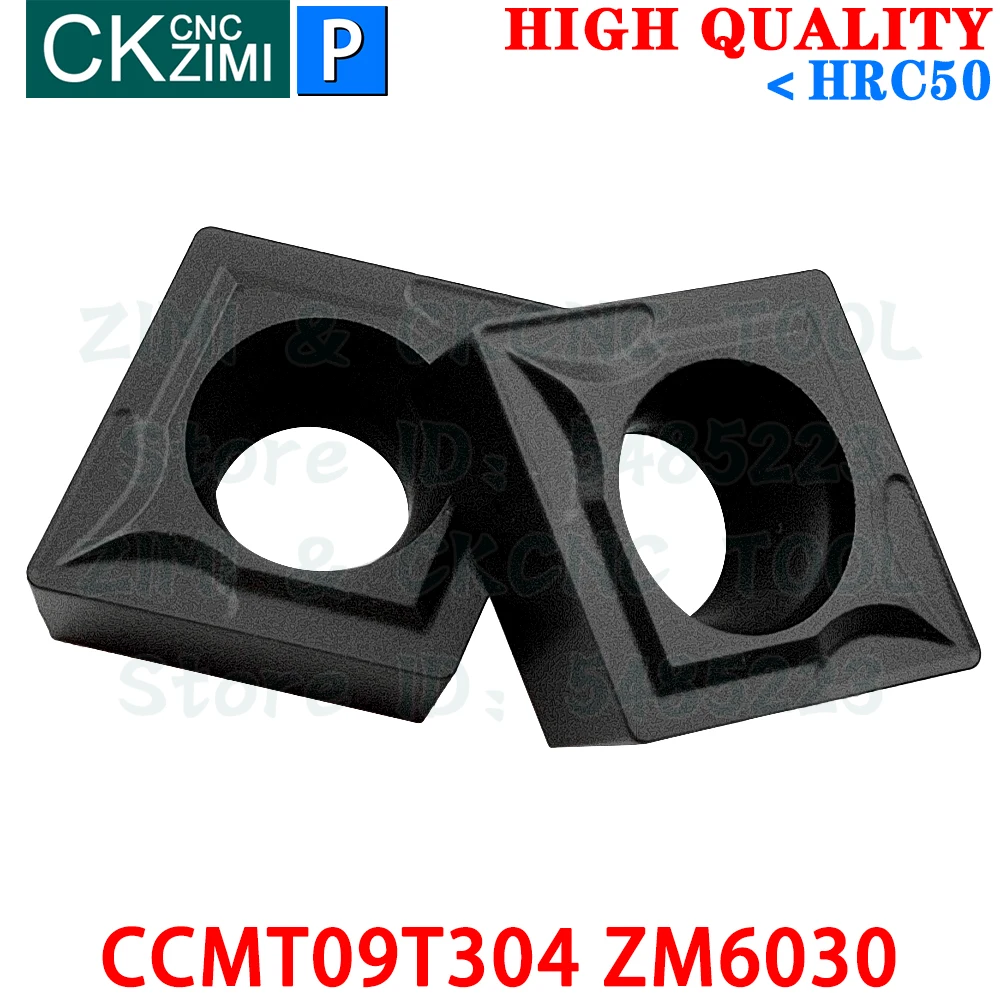 CCMT09T304 ZM6030 CCMT 09T304 ZM6030 كربيد إدراج الخارجية تحول إدراج أدوات سلبية ماكينة بتحكم رقمي بالكمبيوتر مخرطة معدنية أداة القطع