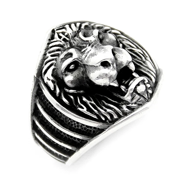 Mens Ring 925 Sterling Silver Ring  Lion Jaguar Tiger Rings Male Jewelry Rings For Men Rings for Women Men`s Rings Men Jewelry