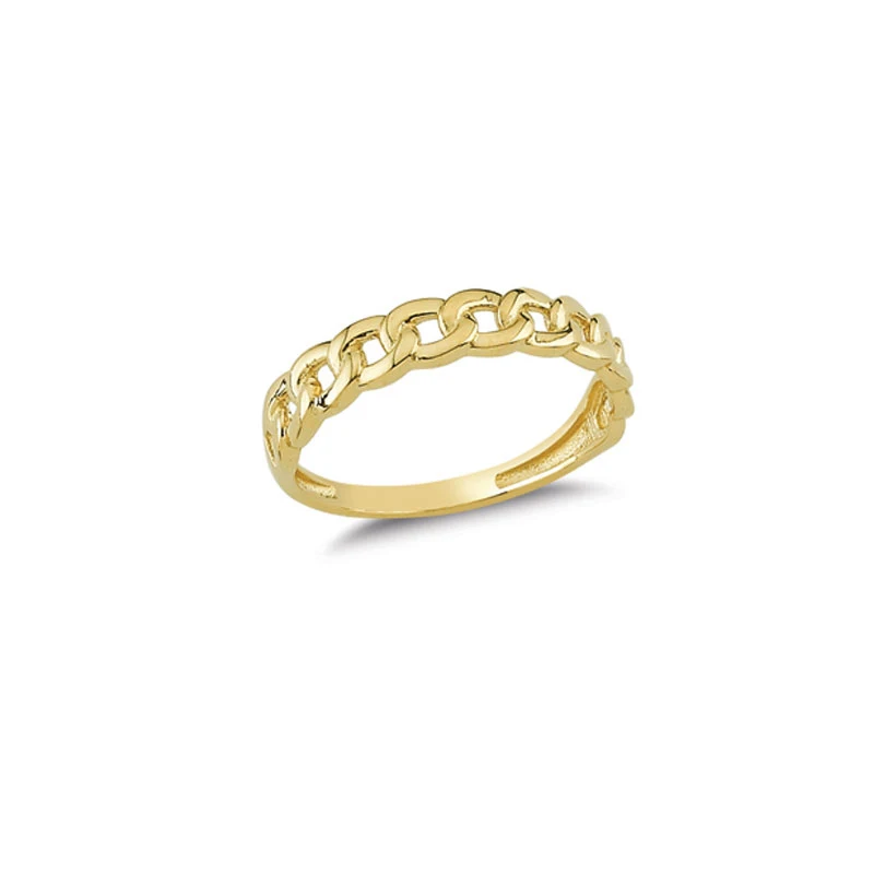 14K Solid Gold Elegant Ring for Women