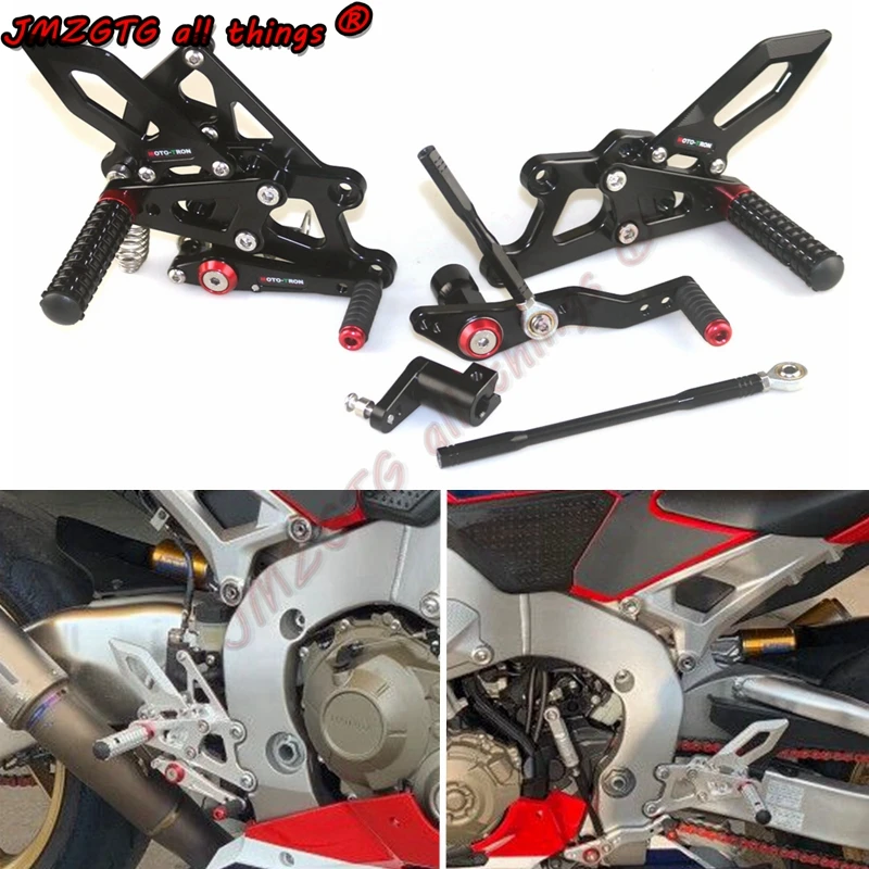 

Motorcycle CNC Adjustable Foot Rset For HONDA CBR1000RR CBR1000RR SP 2017-2020 Racing Front pedal
