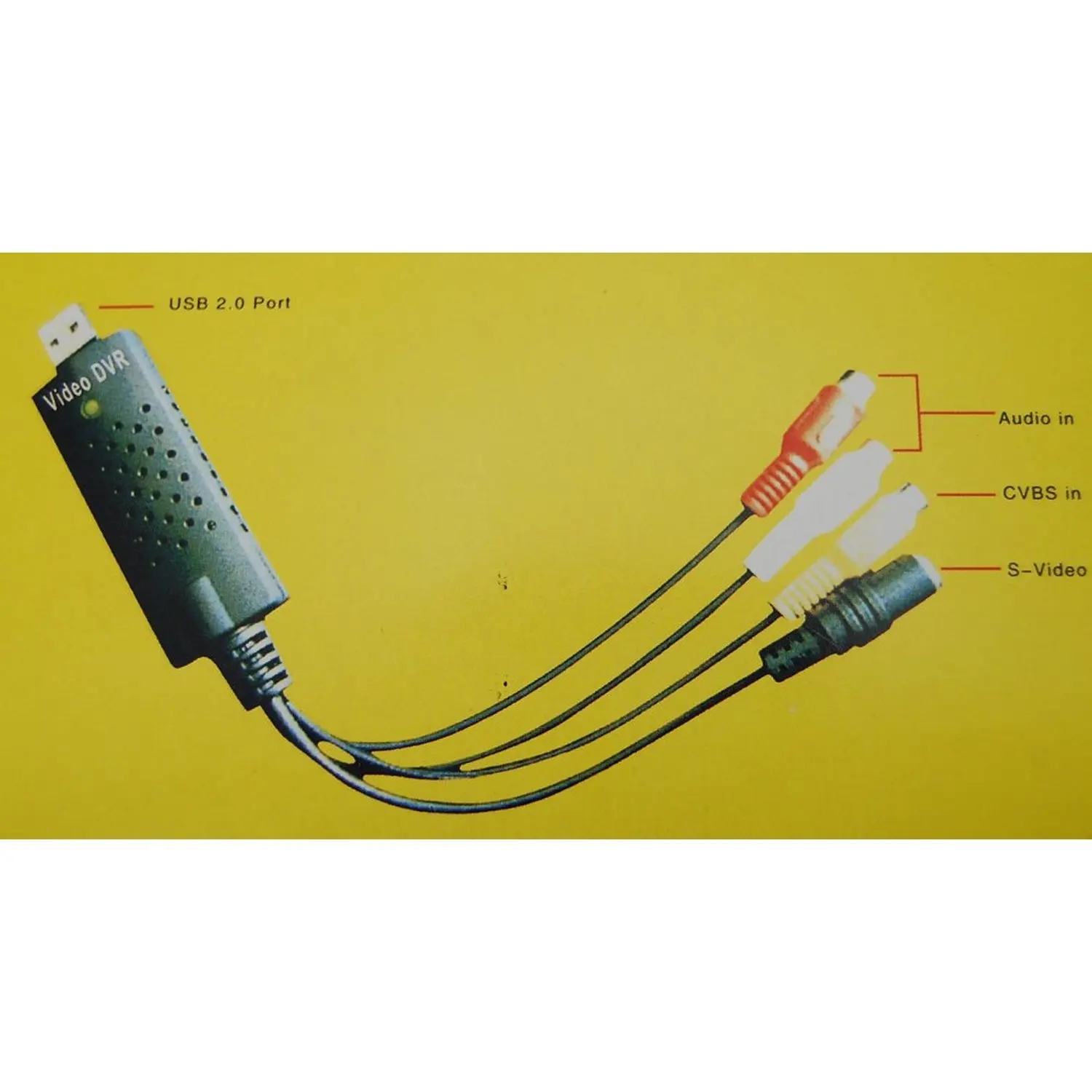 Easy Cap USB Video Cap compatibile con Windows Xp/Vista/7/8