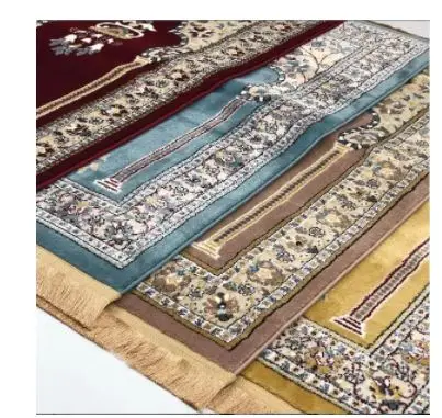 

WONDERFULHigh quality woven 80x125cm large size prayer rug turquoise prayer rug Mat luxury Salah Eid Umrah gift Islamic gift