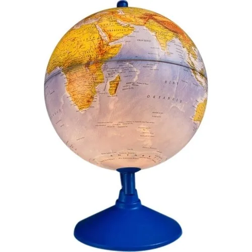 Carte du monde, Globe physique + politique, éclairée, 30cm, 41303