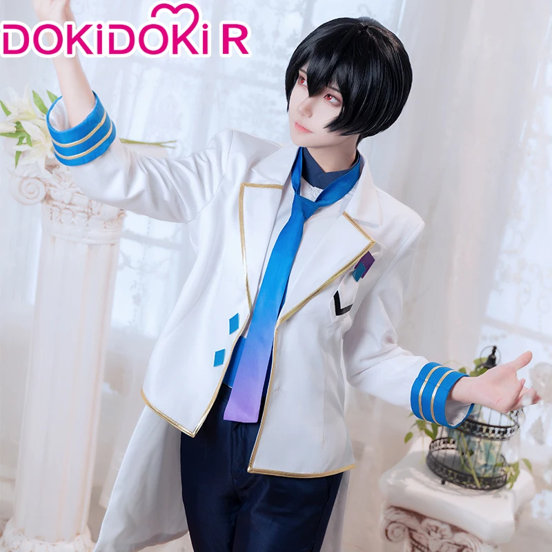 DokiDoki-R Game Ensemble Stars Cosplay Costume Knights / UNDEAD / Eden / Trickstar / Fine Cosplay White Suit Ensemble Stars