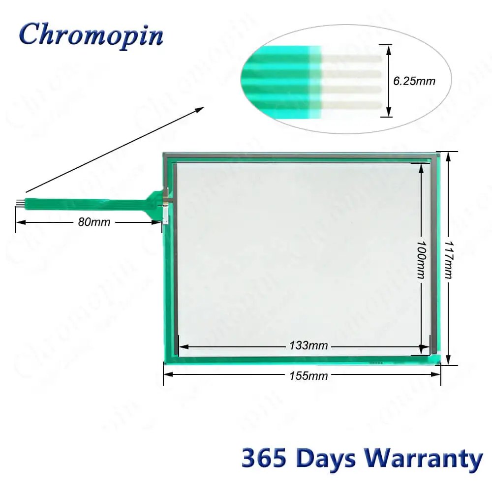 Touch Screen Glass Panel Digitizer for Robot IRC5 FlexPendant 3HAC028357-001 Teach Pendant DSQC 679 HMI Panel Glass