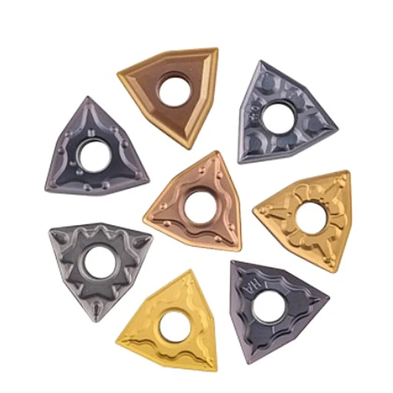 SANAI-inserto de carburo CNC WNMG080404 WNMG080408, herramienta de torneado de torno para mecanizado de Metal de acero inoxidable