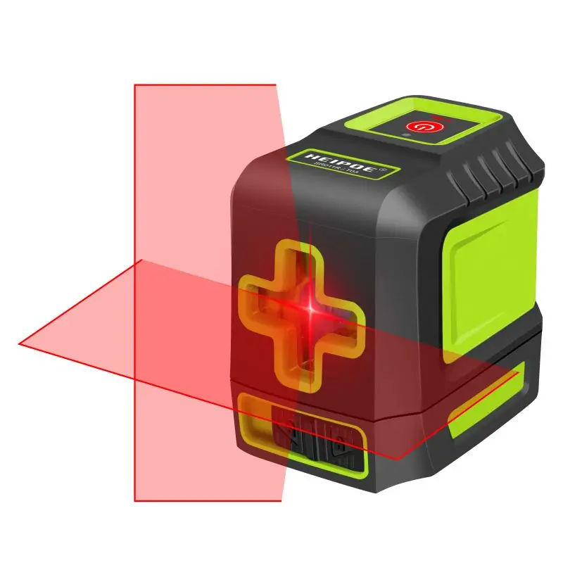 

Heipoe Red Beam DIY - Cross Line Laser Self-Leveling SR011R Bright OSRAM Laser Horizontal and Vertical Lines Laser Level