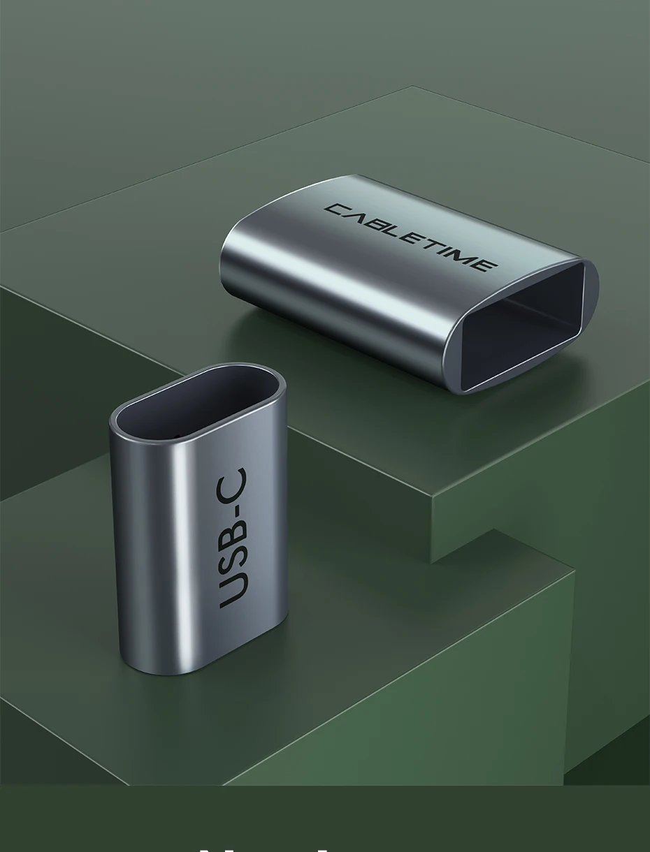 CABLETIME OTG Typ C Kabeladapter USB3.0/3.2 auf Typ C Adapteranschluss 5/10 Gbit/s für MacBook Xiaomi Huawei USB C OTG Connect – Detail 7