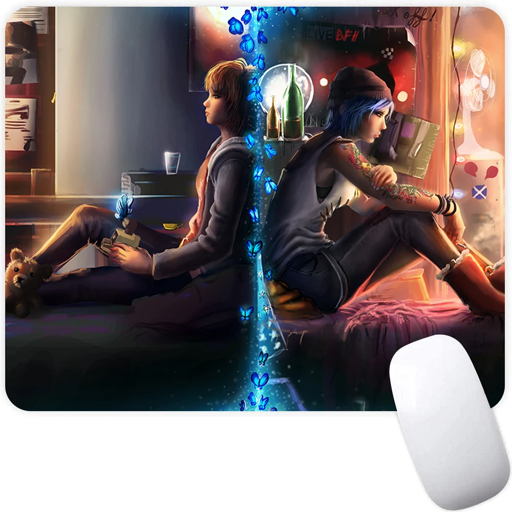 Life is Strange Small Gaming Mouse Pad Computer Mousepad PC Gamer Mouse Mat Laptop Mausepad Mouse Carpet Keyboard Mat Desk Pad