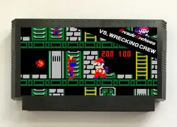Vs. Wrecking Crew (Een Speler Alleen) Game Cartridge Voor Nes/Fc Console