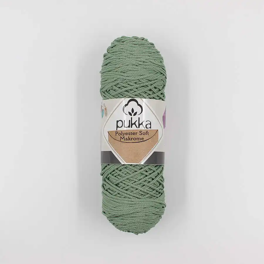 Macrame Rope - 180 Meters - 250g - 9 Color - Polyester - Pukka Polyester Soft Makrome - Accessory Materials, Rug, Bag, Pillow, Basket, Amigurumi,