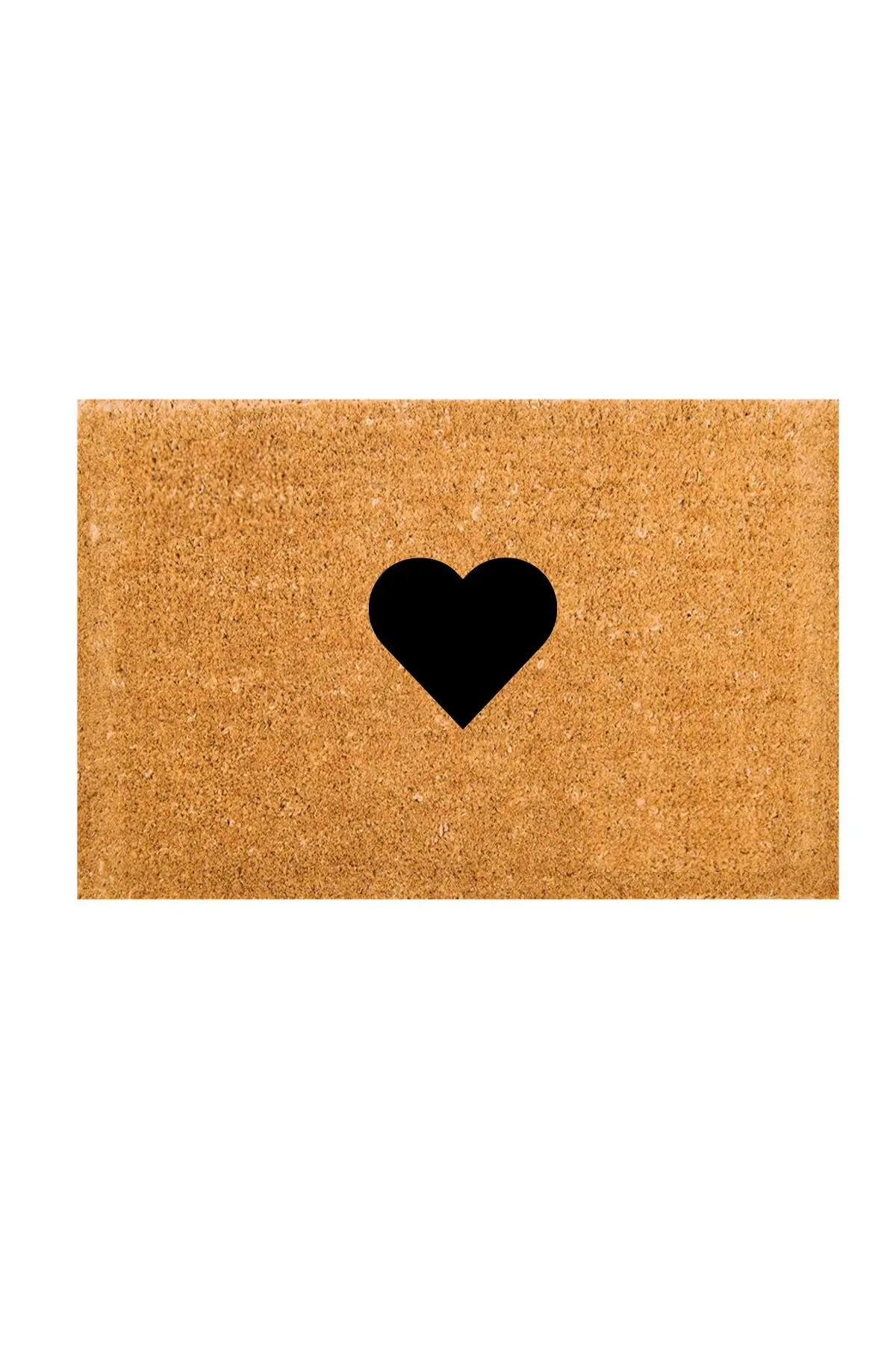 Heart Doormat Outdoor Dust Removal Wear-resistant Anti-skid Entrance Door Mat Scraping Mud and Sand Removing Foot Pad