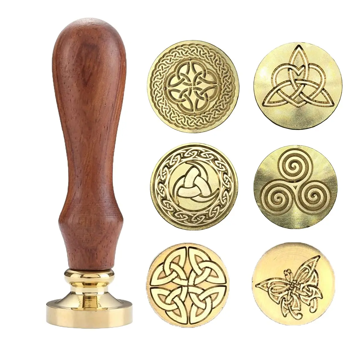 Celtic Knot Seal Wax Stamp with Removable Brass Head,Represent Eternity,for Wedding Invitations Card Envelope scrapbooking