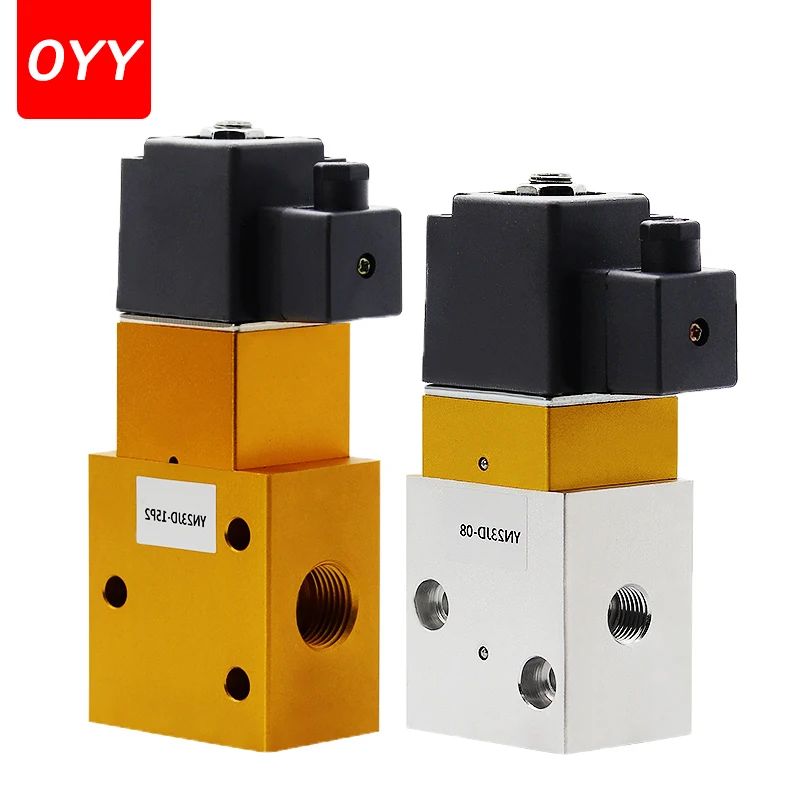 

Pneumatic High Pressure Solenoid Valve Two-position Three-way Reversing Bottle Blowing Machine Valve YN23JD-08 YN23JD-15P2