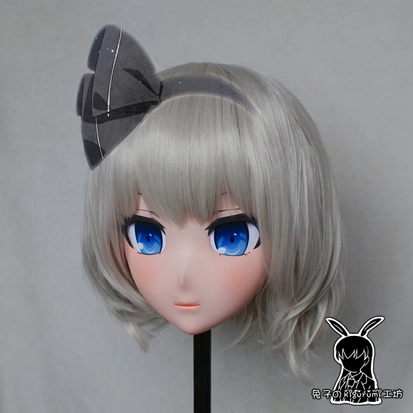 (KM9172)Quality Handmade Female/Girl Resin 3/4 Head Japanese Cartoon Character Cosplay Kigurumi Mask Crossdresser