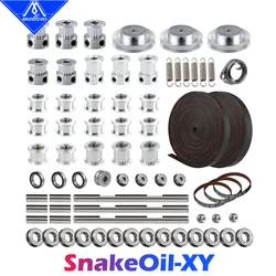 Mellow 3D Printer SnakeOil-XY Motion Kit Gates GT2 LL-2GT RF Timing Belt Match 2GT Tooth Pulley Shaft Bearing F626 MR115 Parts