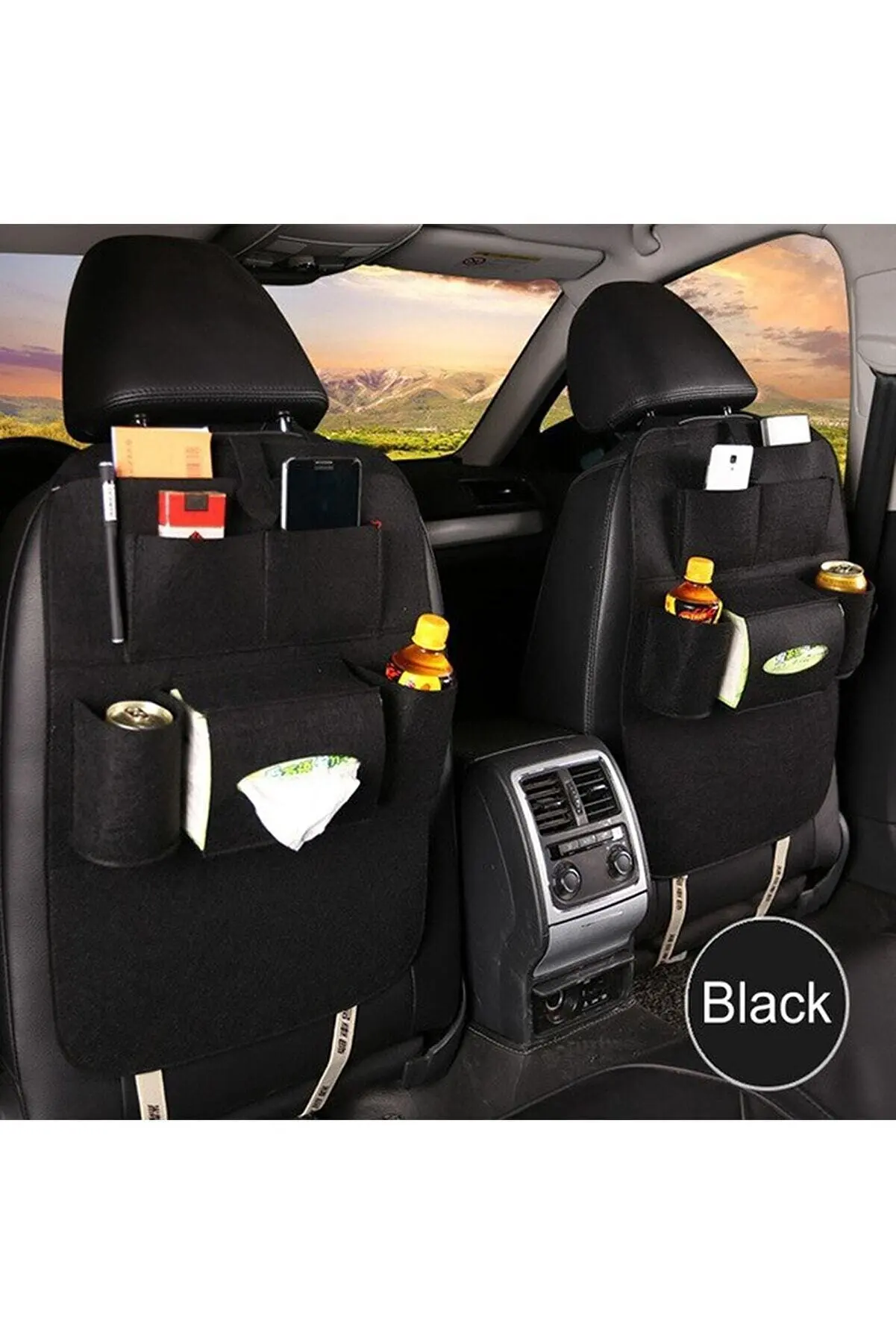 Vehicle Auto Car Interior Seat Back Stuff Organizer Organizer Bag--Accessories Spoiler Bumpers Diffuser Modifed Body Kit Wings