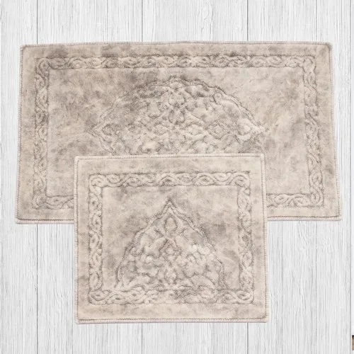 Noble Trade Ottoman Cotton 2'li Bath Mat Set