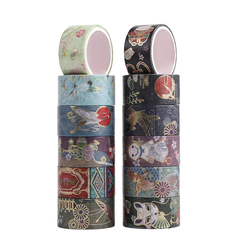 Washi Tape Set Cute Stationary Paper Adhesive Tape For Diary Masking Tape Girl Pet Tape School Supply Stamping Assorted Stickers