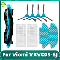 For Viomi Robot Vacuum Cleaner VXVC05-SJ Home Sweeping Mopping Cleaner Main Side Brush Hepa Filter Mop Cloths Replacement Part