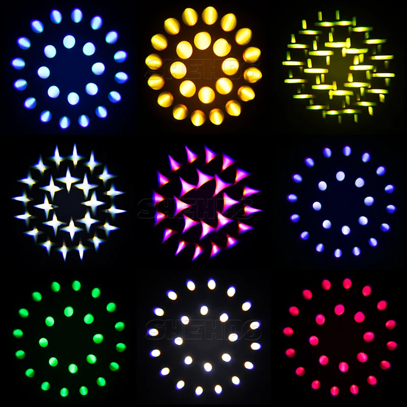 SHEHDS 2PCS Key Beam 230W 7R Verlichting Controller DJ Projector Disco Ball Party Stage Control Met DMX Professionele podium