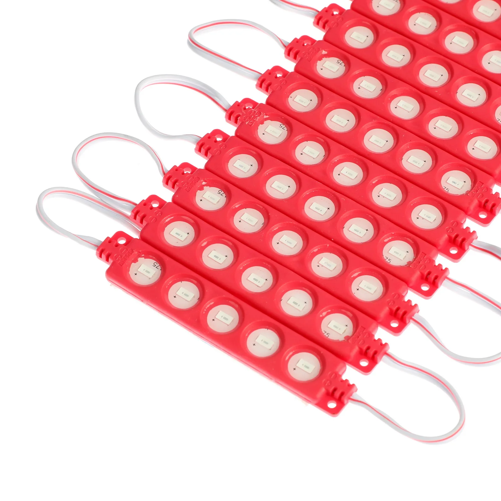 Led Module 100PCS 1.2W UL Listed 5Leds Modules Lighting IP65 DC 12V Waterproof Super Bright Lamp for Text Ads Light Boxes