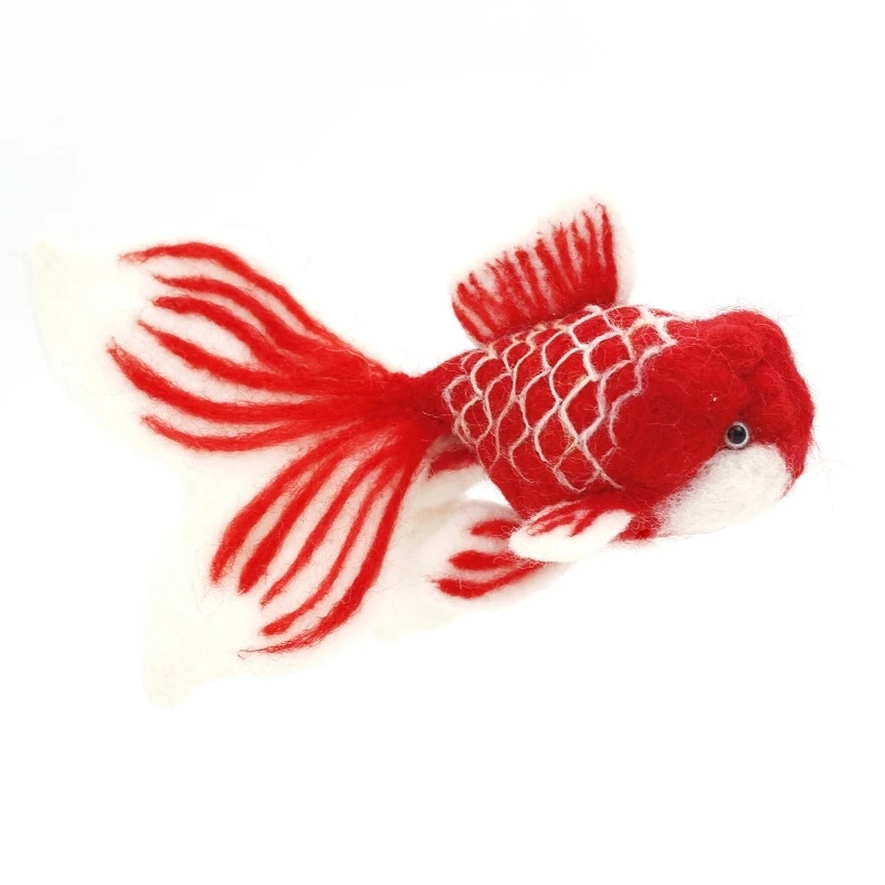 

Needle Felting Kit Mini Goldfish for Beginners