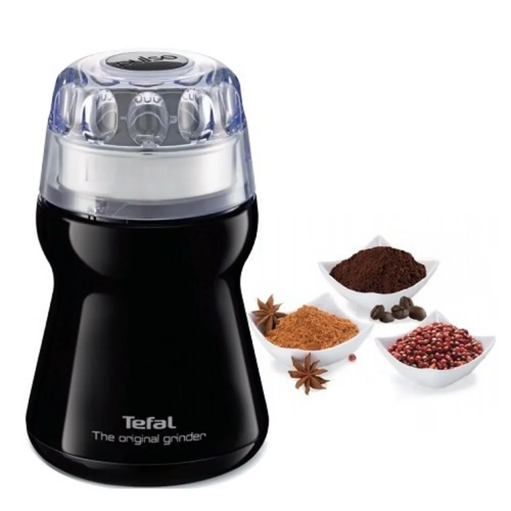 

Tefal GT110838 50 Gr Capacity Coffee and Spice Grinder with Stainless Steel Hopper Black - 1510001034