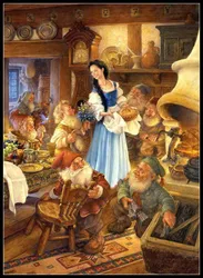 Embroidery Counted Cross Stitch Kits Needlework - Crafts 14 ct DIY Arts Handmade Decor - Seven Dwarfs