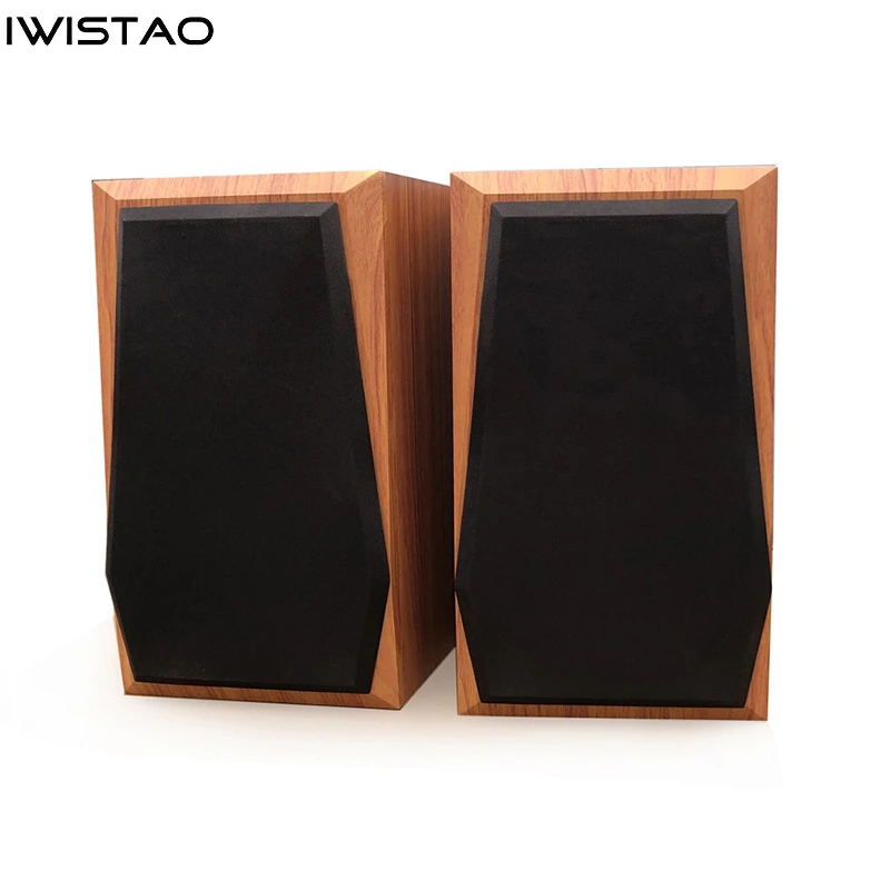 IWISTAO 8 дюймов 2 Way Динамик пустой шкаф лабиринт алмаз угол 1 пара 15 мм с высокой плотностью, Hi-Fi, аудио "сделай сам"