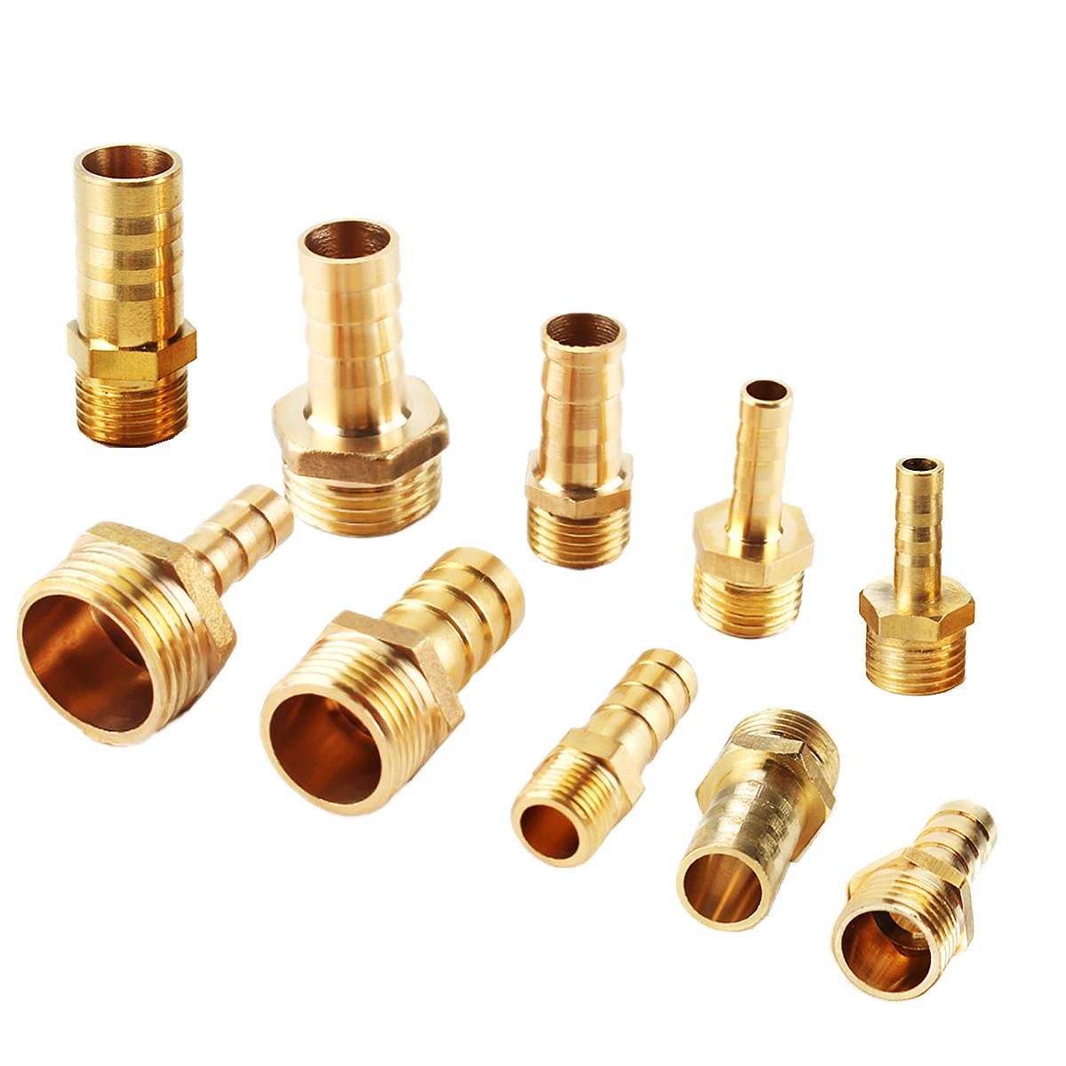 Pagoda Brass Pipe Fitting 6/8/10/12/14/16mm Hose Barb Tail 1/8\