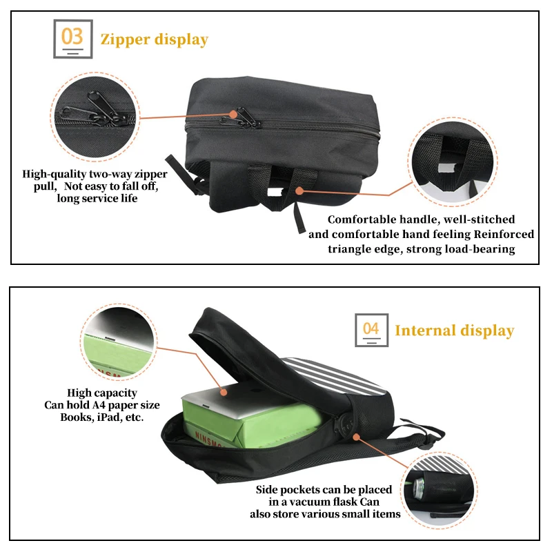 New Two-piece Style Casual Fashion Customize Your Style Color Photos Primary School Zipper Backpack And Lunch Bag Boy Girl
