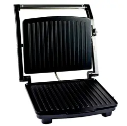 Sandwichera Grill Panini Electrico Anti-Haderent Stoomboot 2000W Metalen Garantia MP-5781